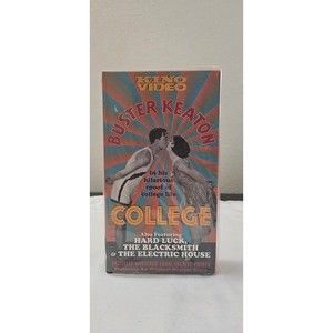 College - Buster Keaton 1995 Release / 1922  The Electric House VHS Vintage Film